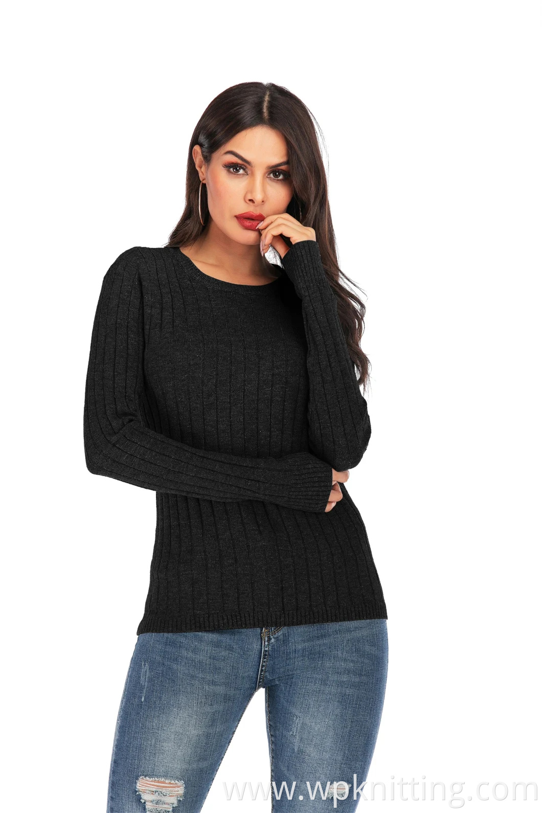 Pullover Knitwear Bottoming Shirt Long Sleeves Apparel Fashion Sweater